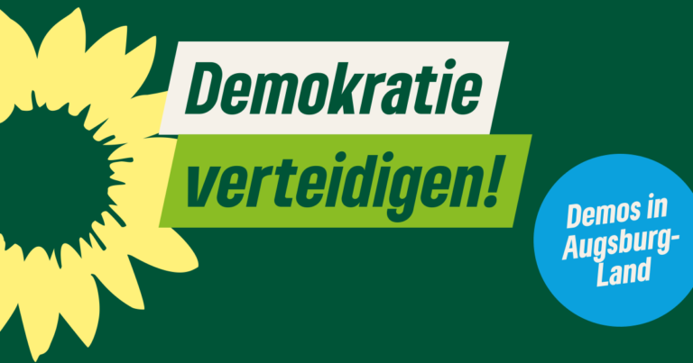 Gemeinsam gegen Rechts – Demos in Augsburg-Land