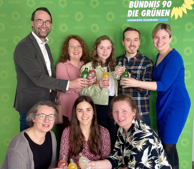 Grüne im Landkreis Augsburg feiern neuen Mitgliederrekord