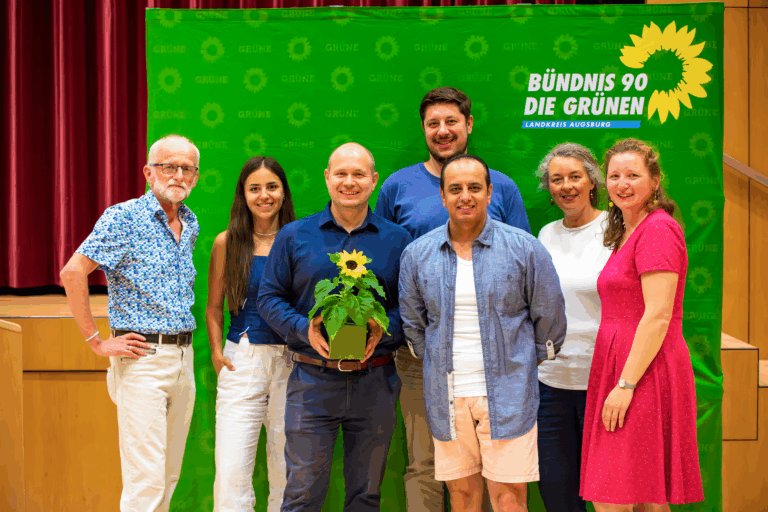 Einstimmiges Votum: Felix Senner ist unser GRÜNER Landratskandidat im Landkreis Augsburg